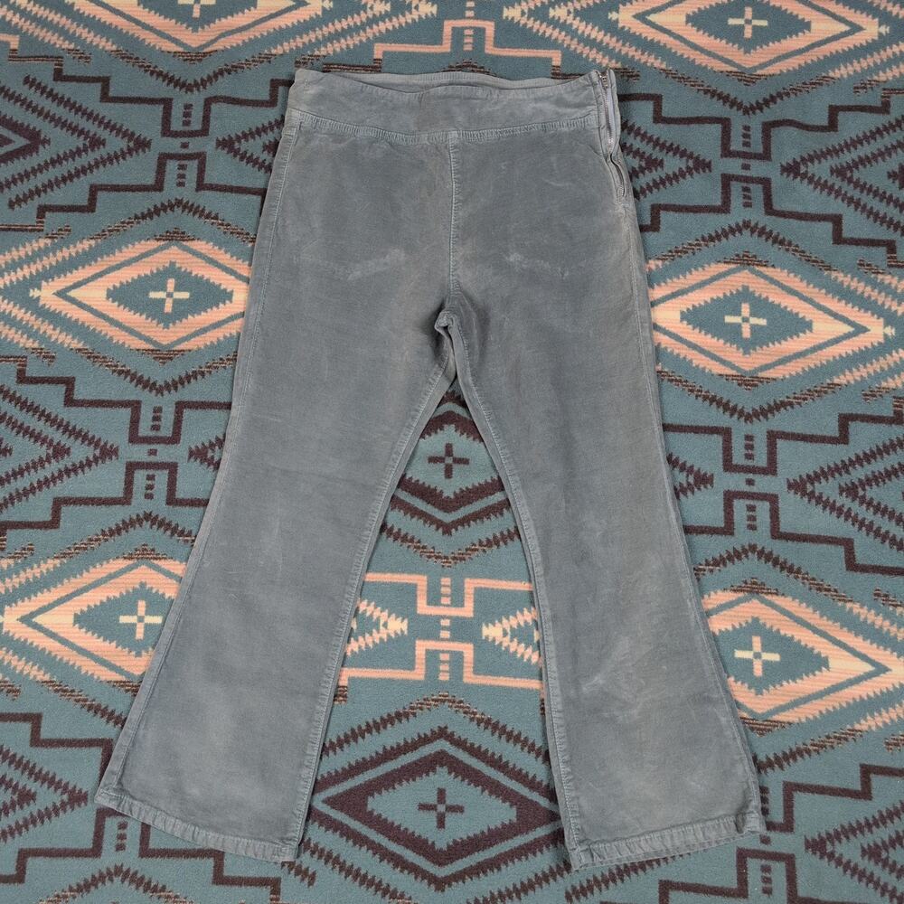 Free People In My Feelings Velvet Crop Slim Flare Pants 30x25 1/2 Cute Boho